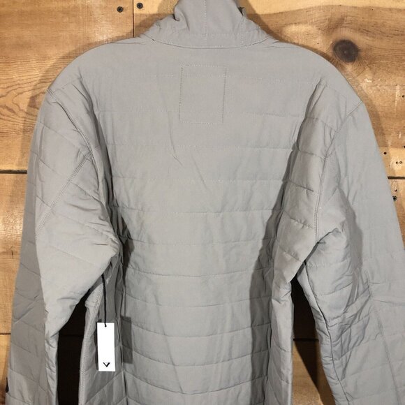 NEW Vassa Madrone 1/2 Snap Button Pullover Quilted Mens Size Medium Hiking Beige - Picture 10 of 14